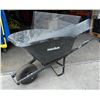 Image 1 : Black Union Tools 84856 Plastic Wheel Barrow w/ Misc. sized chicken wire roll