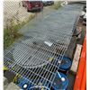 Image 2 : 4 Pc - Galvanized Steel Mesh panels (x2 - 39x72") - Galvanized steel grating (33.5x158" / 33.5x78.5"