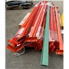 Image 2 : Pallet lot - Orange Steel Racking Horizontals (103x2") - Approx. 18