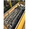 Image 2 : Large group of assorted metal parts for fencing and telecom equipment use.