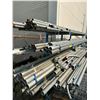 Image 2 : 4 Shelf lot - Various sized galvanized poles/pipe/conduit - DOES NOT INCLUDE RACK