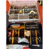 Image 2 : 5 Pc - Containing 3 drill bit indexes & 2 plastic organizers w/ misc. connectors & fittings