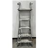 Image 2 : Mastercraft Grade 1A Aluminum Multi-Task Ladder, 21-ft, 300-lb - model: 061-1056-6