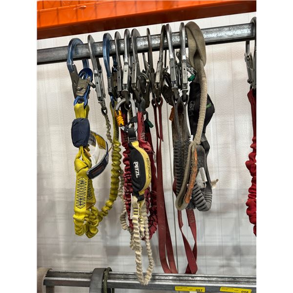 Large group of harness attachments