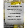 Image 2 : Pallet of assorted adapters, grounding kits, click blocks,hangers & puck kits (refer to pictures for