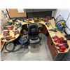Image 2 : Complete work station - includes desk, chair, cabinets & etc