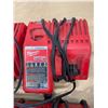 Image 2 : Large group of Milwaukee, large group of assorted battery chargers - includes Milwaukee and Hilti ch