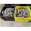Image 2 : 4 bins of Galvanized U bolts - 5/8in & 3/8in