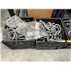 Image 2 : 4 bins of Galvanized U bolts - 5/8in & 1/2in