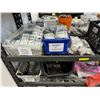 Image 2 : Rack of assorted Commscope Fiber Jumpers, DC Connectors & Gator Box Hardware