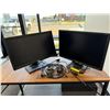Image 1 : group of two Acer LCD monitors