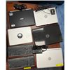 Image 2 : group of five laptops â€“ includes HP Pavilion / 2 HP nve / Dell laptop / Acer esp
