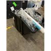 Image 2 : Bin lot - Bin containing carpet protectors and misc. coaxkle jumper cables