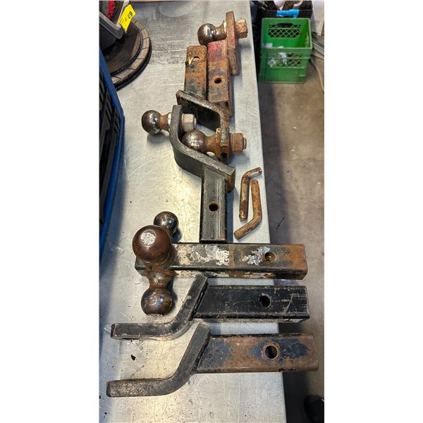 8 Pc - Hitches, pins & balls