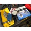 Image 2 : Group of Misc Including - Milwaukee M12 Charger, Decor Plants, Manual Wire Wrapping Tool, Etc.