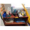 Image 2 : Group of misc. - includes wooden shelf/ digital multimeters/ misc. tools etc.