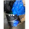 Image 8 : Pallet full of misc. - includes group of rope/ ratchet straps/ moving straps/ tarps etc.