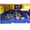 Image 8 : 5 shelves full of assorted telecom equipment parts & accessories - includes attachments/ FO Loop Ada