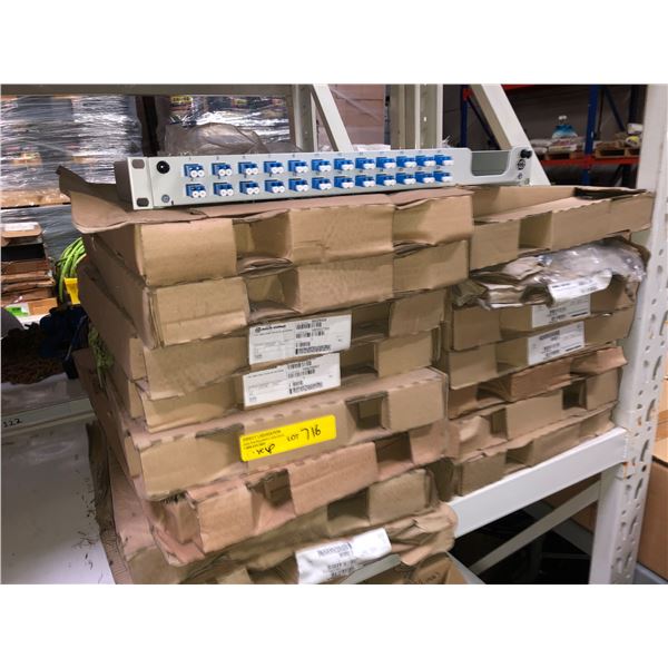 Group of 15 Huber+Suhner CTB patching boxes CB1-B88-24ML-09-00-00-00-00SKK