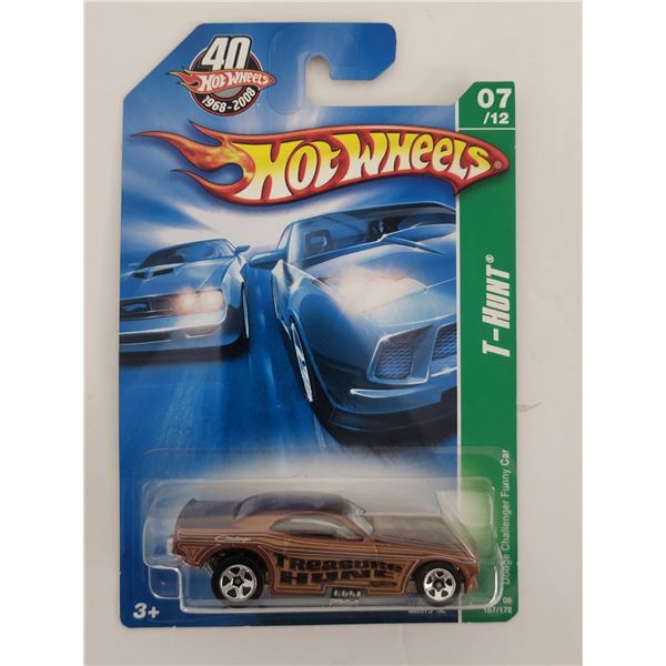 HW T-Hunt Dodge Challenger Funny Car 07/12 - M6973 3L 08 167/172
