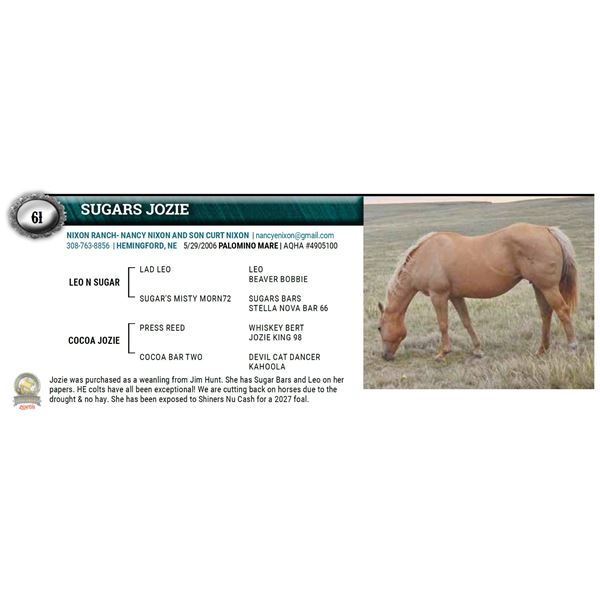 SUGARS JOZIE