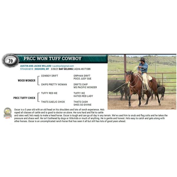PRCC WON TUFF COWBOY
