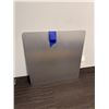 Image 1 : Brushed steel sign backer