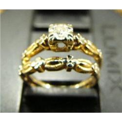 Diamond like ring and band (217)