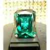 Image 1 : Square green stone ring (217)