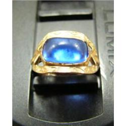 Blue stone ring (217)