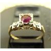 Image 1 : Garnet like stone ring (217)