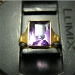 CHOICE on 2 rings: light purple square stone (217)