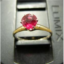 CHOICE on 4 rings: pink stone (217)