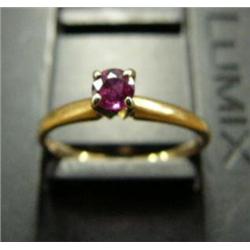 CHOICE on 4 rings: purple stone (217)
