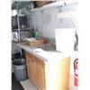 Image 5 : 40' self contained kitchen: stainless steel cooler by Beverage Air with work surface, Wolf Regency s