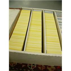 CHOICE on 9 boxes of baseball cards (221)