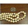 Image 3 : Double strand pearl necklace with rose clasp (180)