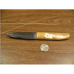 Fossilized bone and baleen letter openers (2)