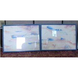 Lot of 2 watercolor prints (191)