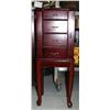 Image 1 : Mahogany finish jewelry chest (2)