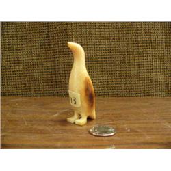 Fossilized ivory bird 3" high by RAK (3)