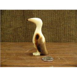 Fossilized ivory bird 3.5" high R. Kokuluk (3)