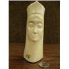 Image 1 : Ivory princess face with baleen bottom, chip in crown 6" tall (3)