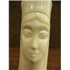 Image 2 : Ivory princess face with baleen bottom, chip in crown 6" tall (3)