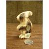 Image 1 : Fossilized ivory rabbit 3" tall, 2" wide (3)
