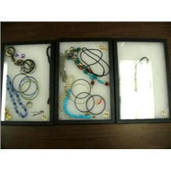 Lot of three boxes of costume jewelry (2)