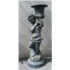 Image 1 : 52" tall cast iron boy holding urn (1)