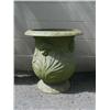 Image 1 : 22" tall green cast iron urn (1)