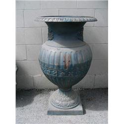 38" tall cast iron urn (1)