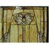 Image 2 : 31.75"x20" stained glass window with brown and clear beveled glass (4)